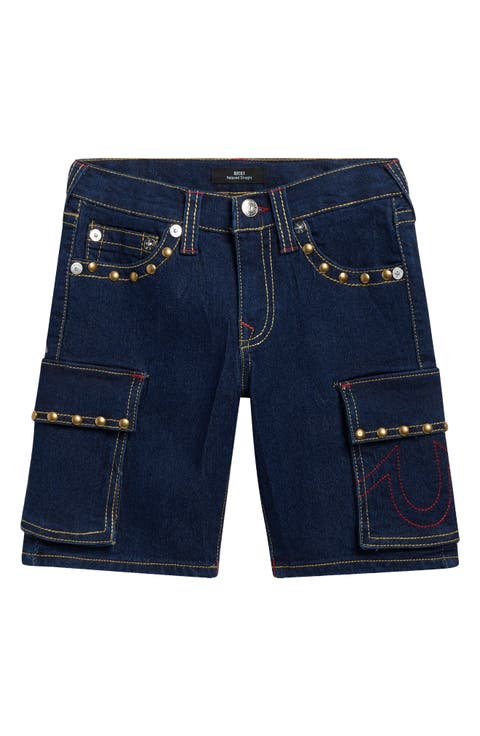 Kids' Cargo Denim Shorts (Big Kid)