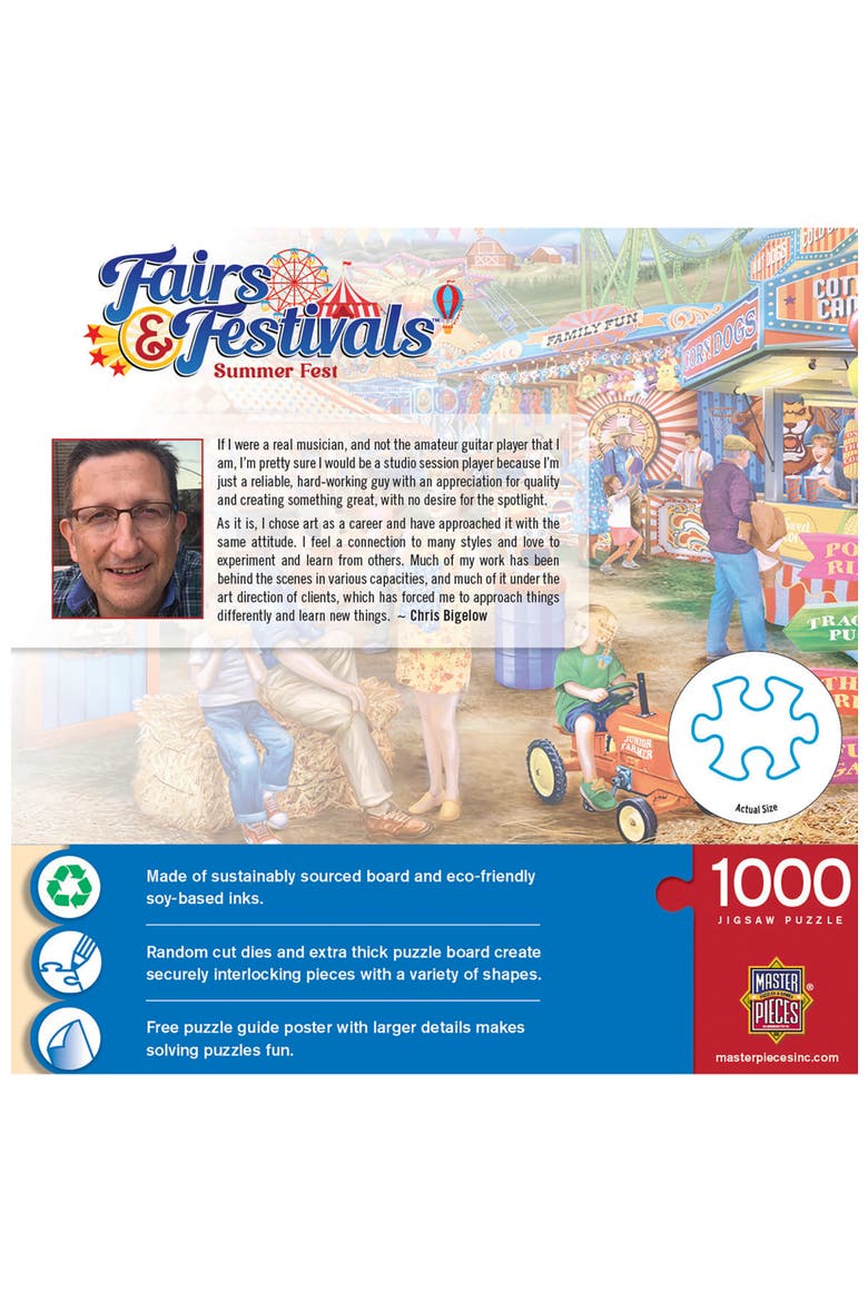 Summer Fest 1000 Piece Jigsaw Puzzle, Alternate, color, Multicolor