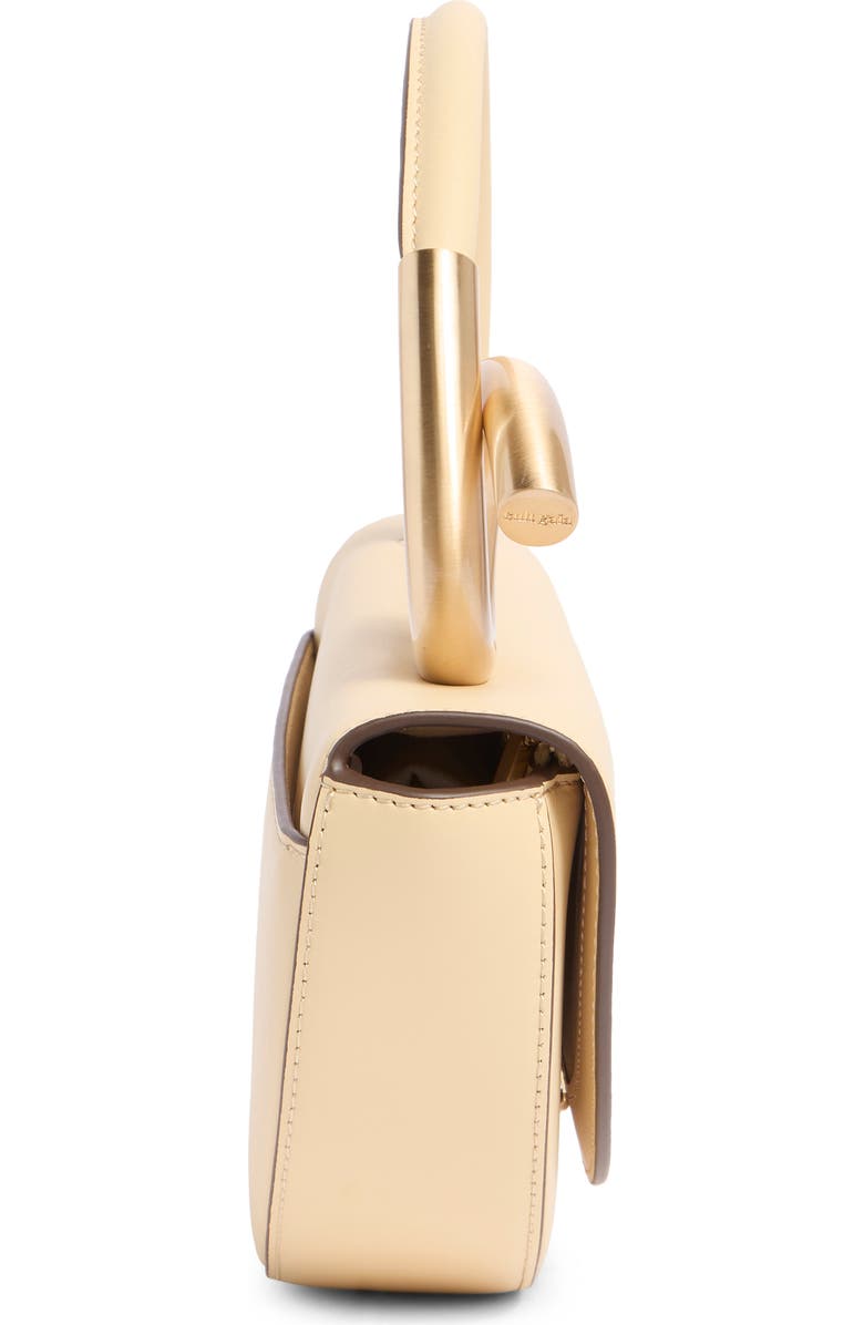 Cult Gaia Azariah Leather Top Handle Bag, Alternate, color, Sabbia