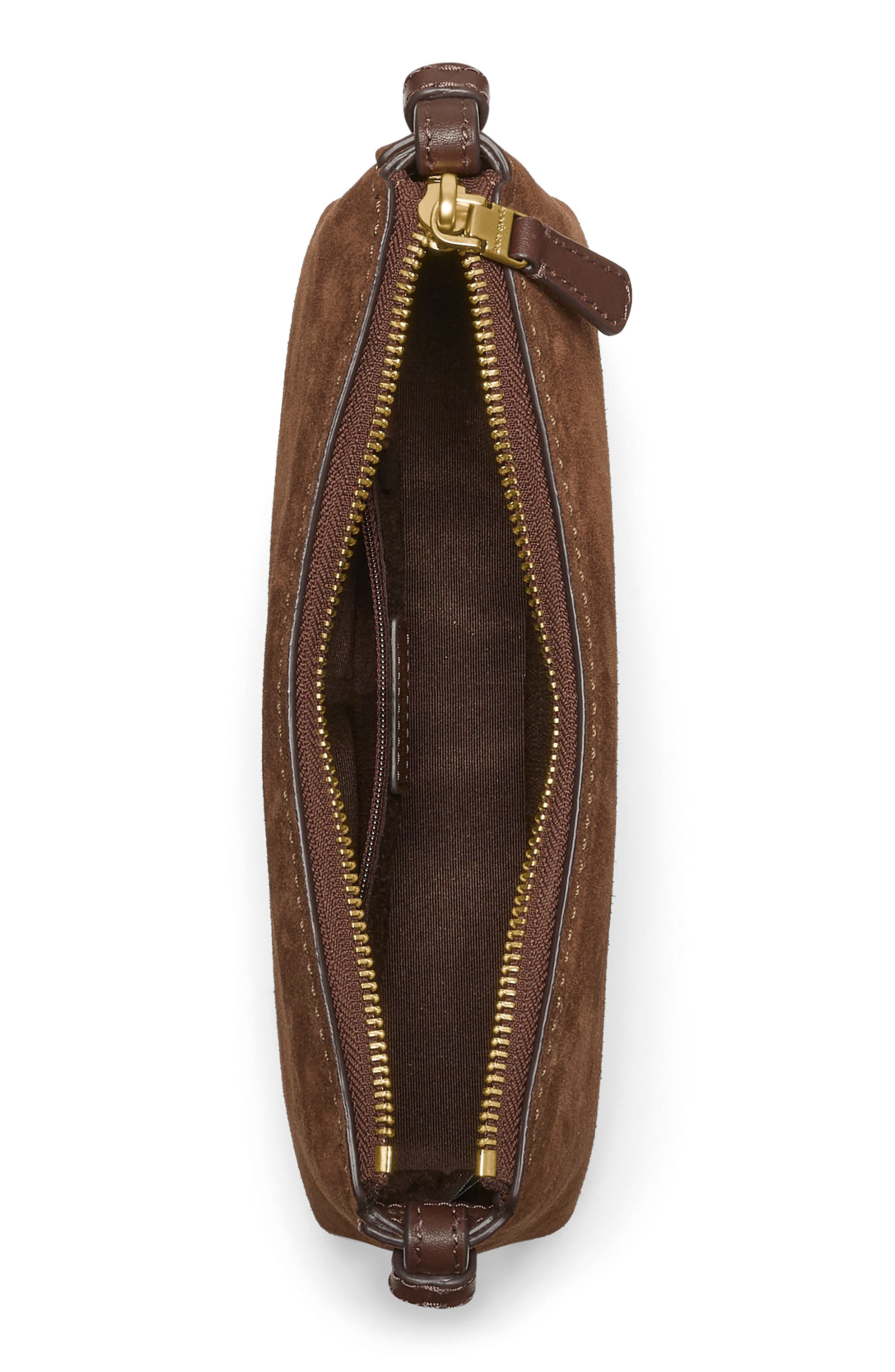 Kate Spade New York loop suede crossbody bag, Alternate, color, 