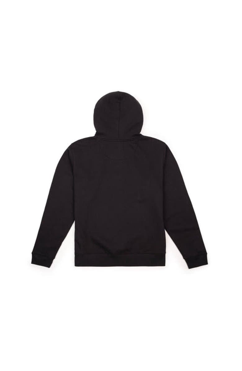 Topo Designs Alpine High Label Hoodie, Alternate, color, Black