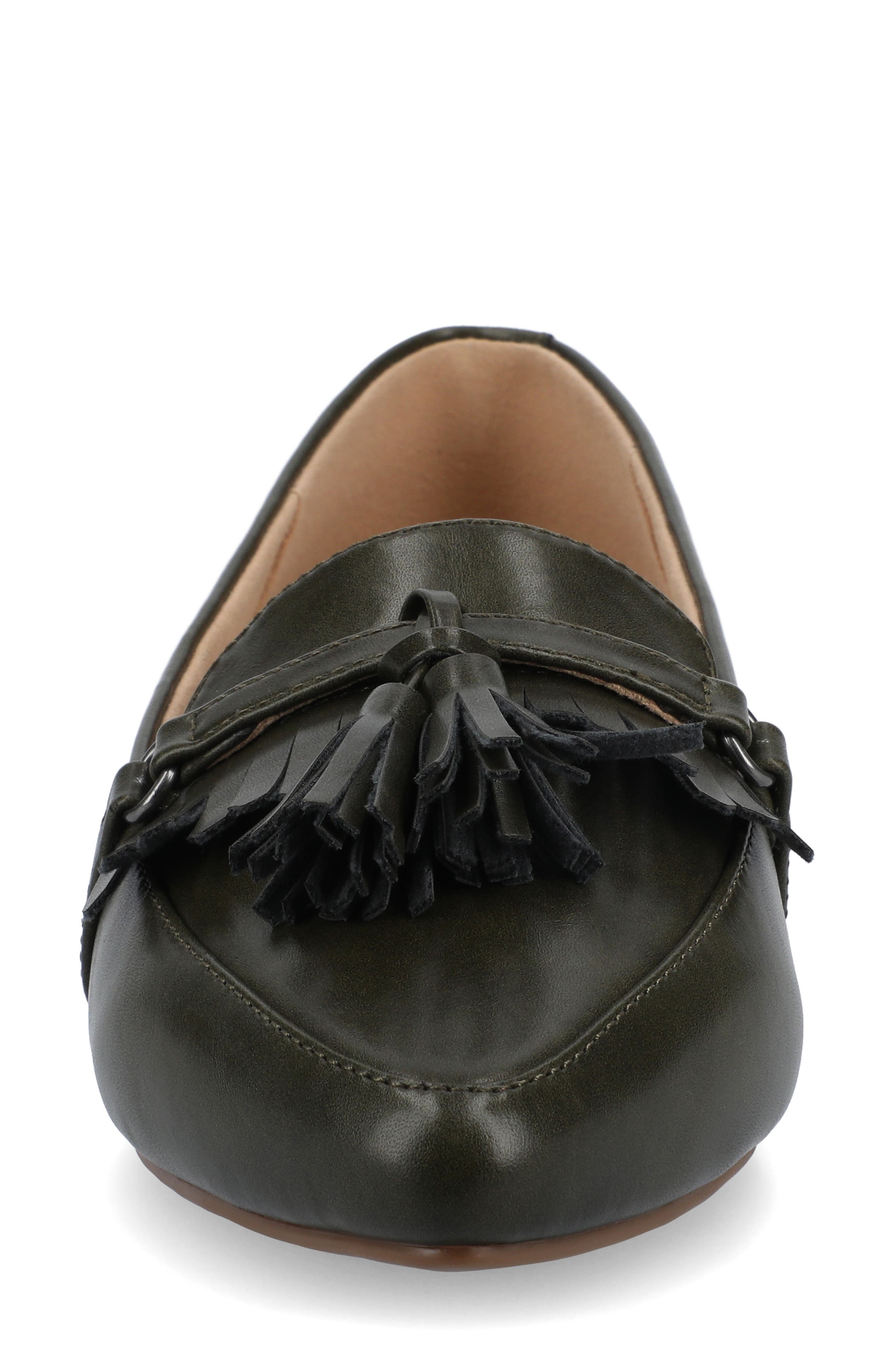 Jannah Tassel Loafer, Alternate, color, OLIVE