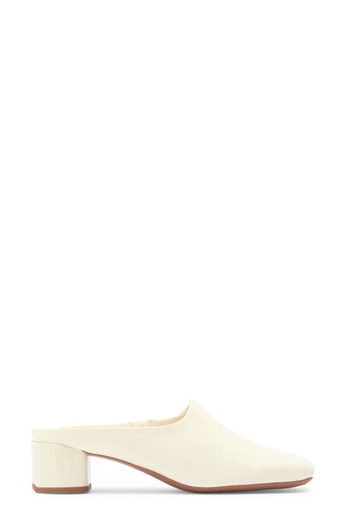 Franco Sarto Nolina Square Toe Mule In White