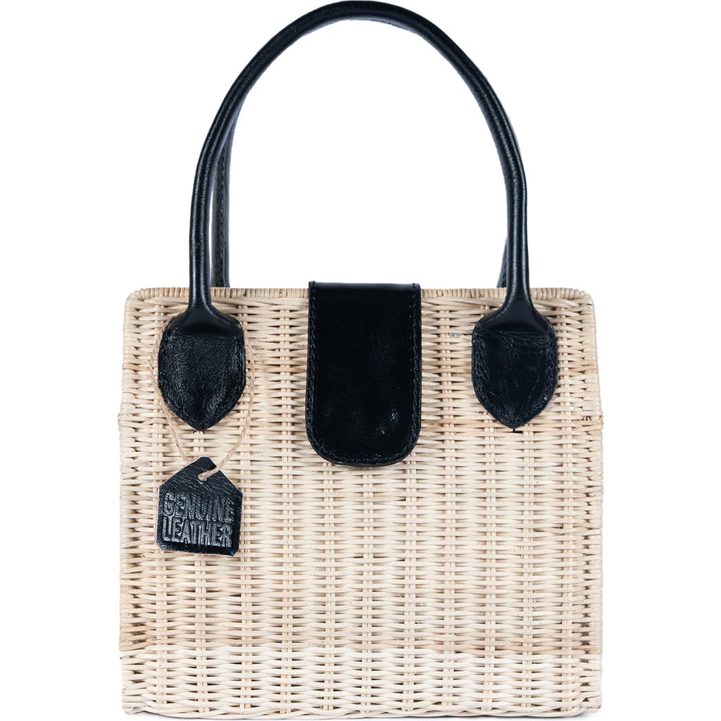 Jelavu Piper Structured Rattan Handbag