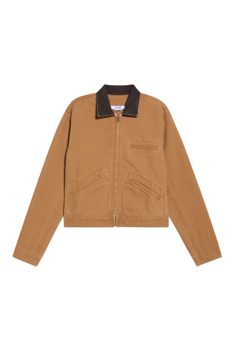 Attendant Jacket, Alternate, color, TABACCO