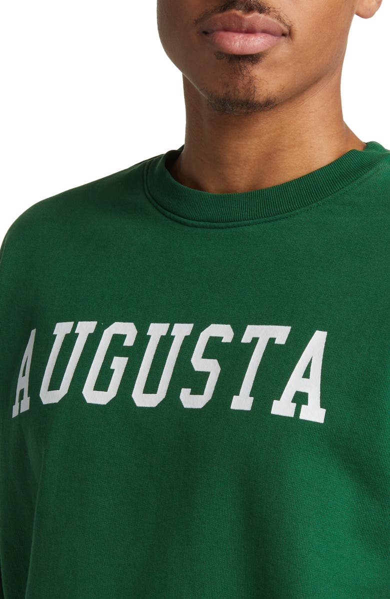 Quiet Golf Augusta Graphic Crewneck Sweatshirt, Alternate, color, 