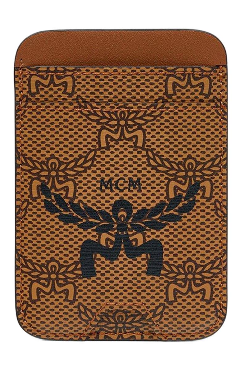MCM Himmel N/S Card Case in Lauretos, Main, color, 
