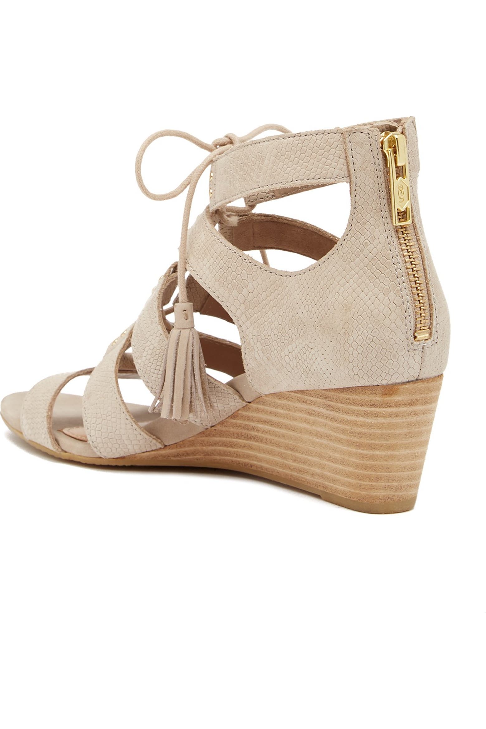 Reptile Quilt Pattern UGG® UGG(R) Yasmin Wedge Sandal (Women) | Nordstromrack