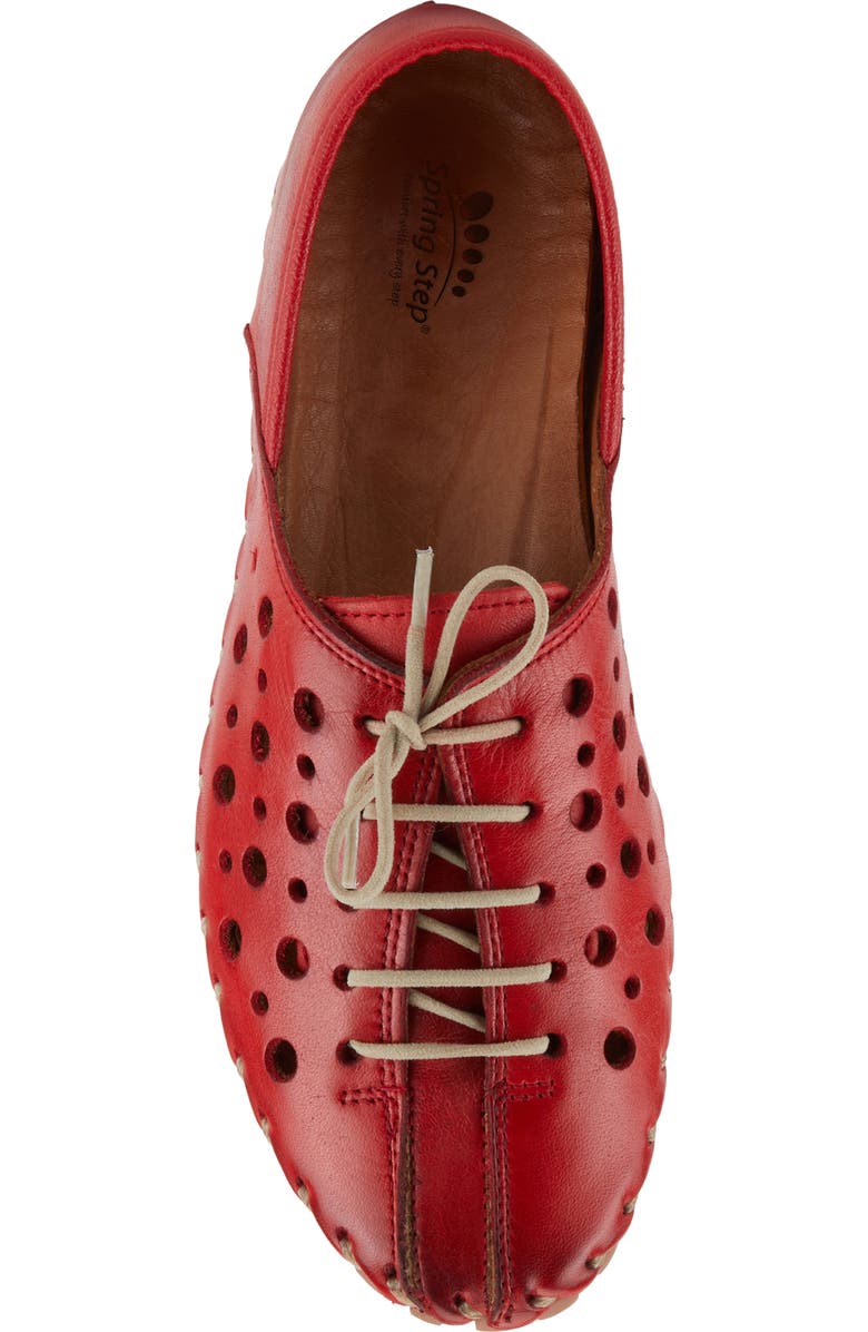 Spring Step Moonwalk Perforated Leather Shoe, Alternate, color,