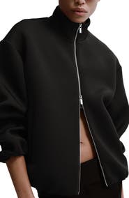 MANGO Oversized Bomber Jacket
