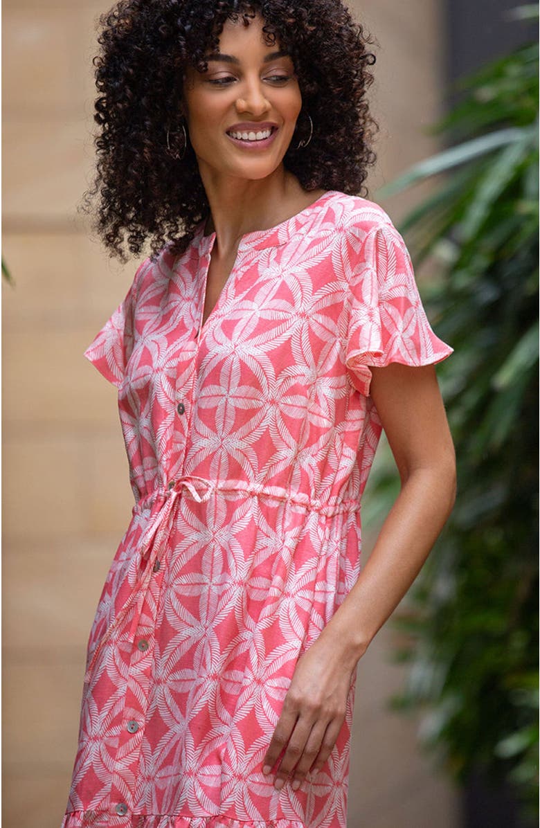 Tori Richard Breeze Block Lavinia Dress, Alternate, color, 