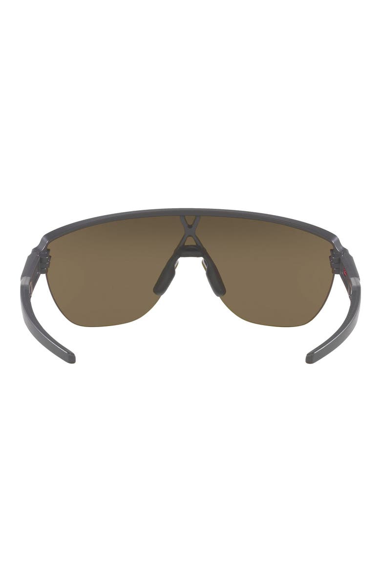 Corridor 142mm Semi Rimless Prizm™ Polarized Shield Sunglasses, Alternate, color, GREY JEANS