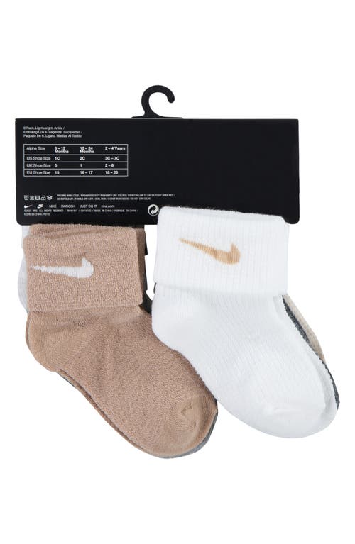 Shop Nike Assorted 6-pack Lightweight Ankle Socks