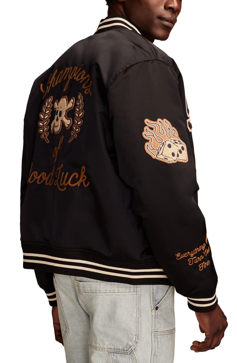 Lucky Brand Lucky Varsity Jacket, Alternate, color,