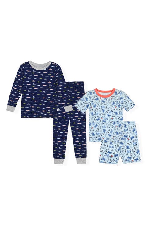 Kids' Assorted 2-Pack Print Fitted Two-Piece Pajamas (Toddler, Little Kid & Big Kid)