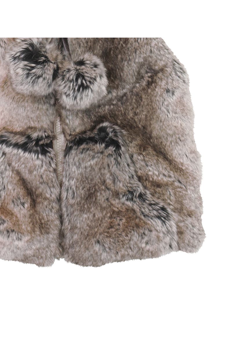 Widgeon Faux Fur Plush Zip Front Vest, Alternate, color, Wild Rabbit