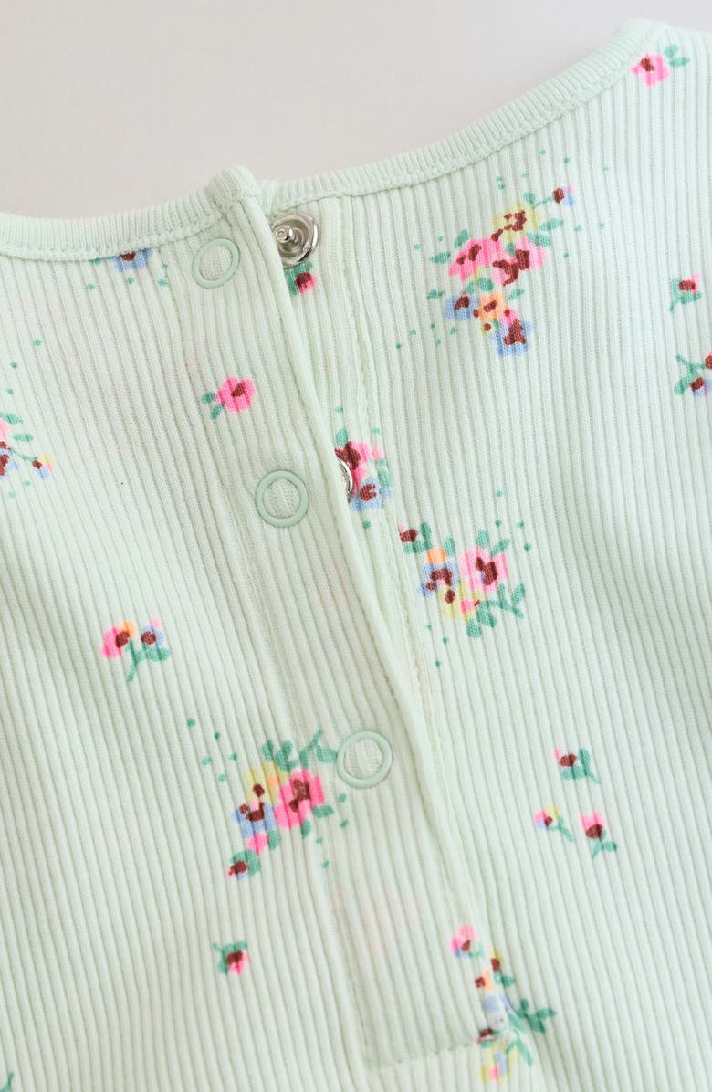 NEXT Ditsy Floral Top & Leggings Set, Alternate, color, Green