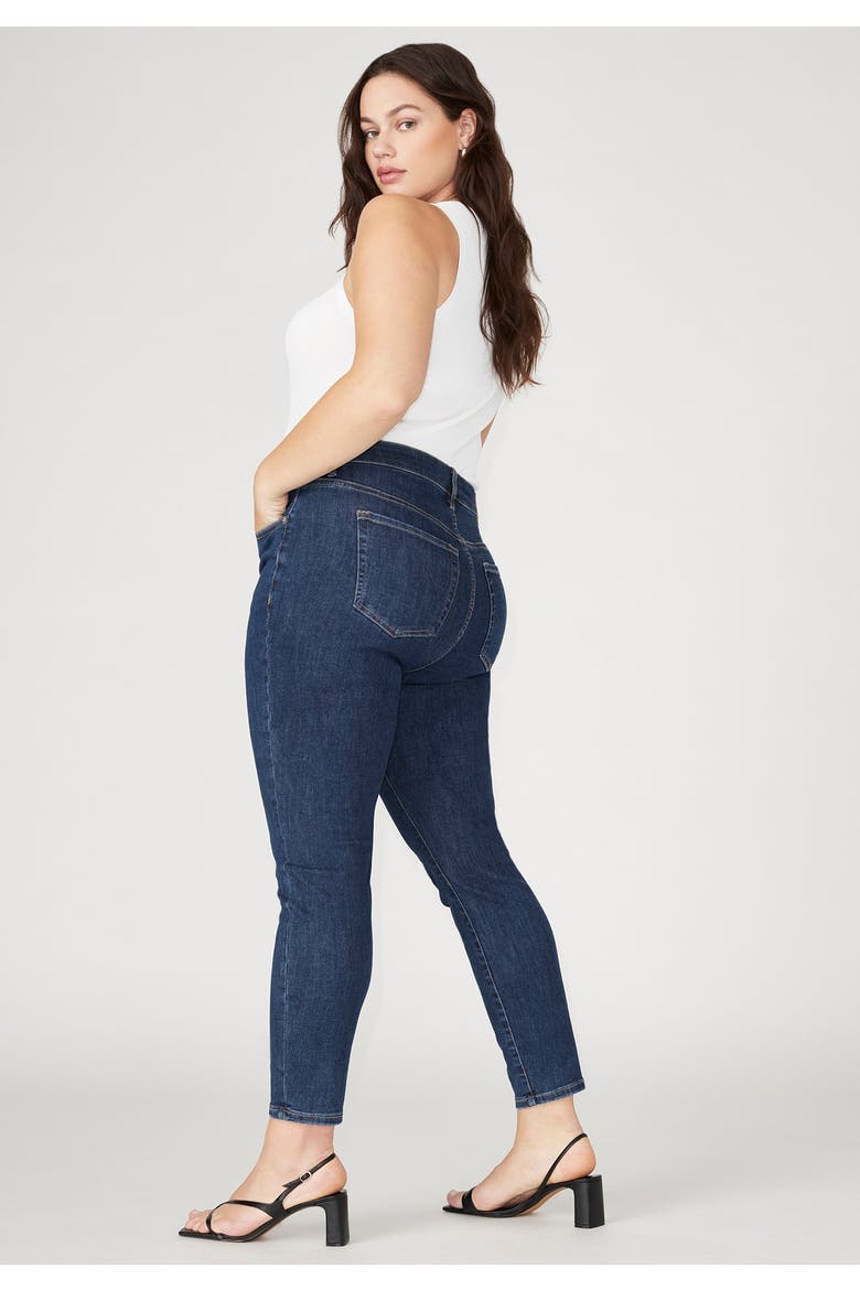 The Morgan Super Stretch Skinny Leg Jean, Alternate, color, INDIGO RINSE