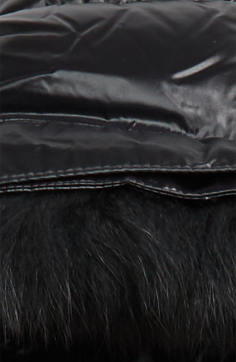 Moncler New Armoise Hooded Down Jacket with Genuine Fox Fur Trim, Alternate, color, 