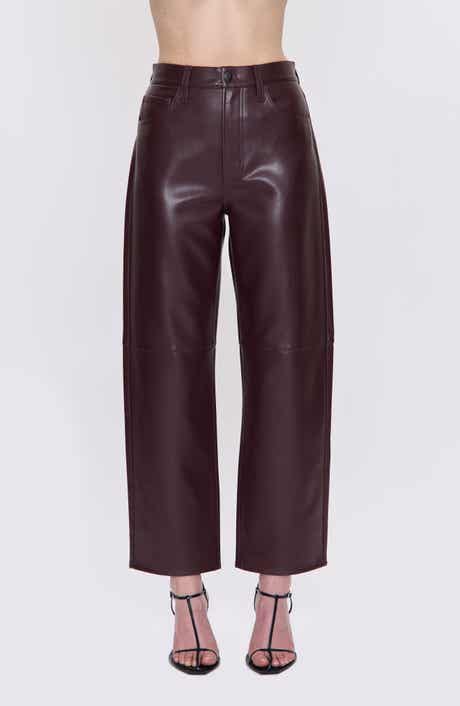 Pistola Jett Faux Leather Wide Leg Pants