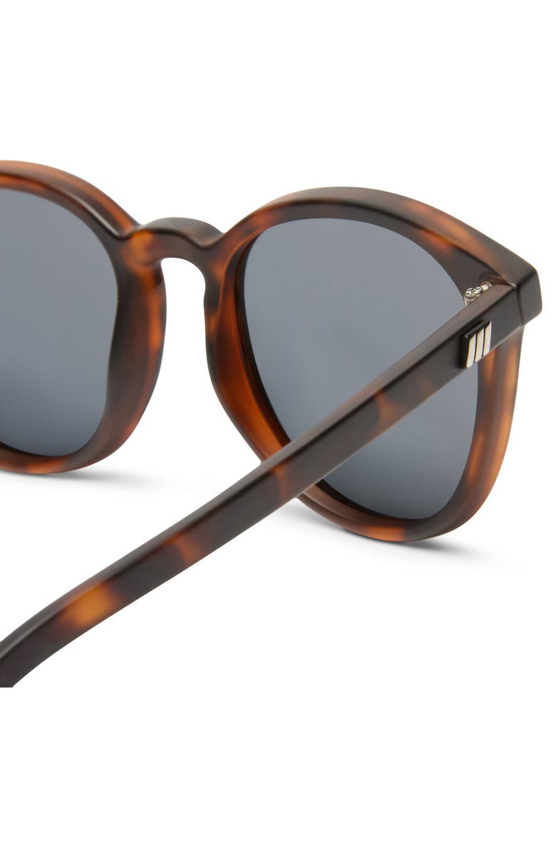 Le Specs Bandwagon 51mm Polarized Sunglasses, Alternate, color, Matte Tort/ Smoke Mono Polar