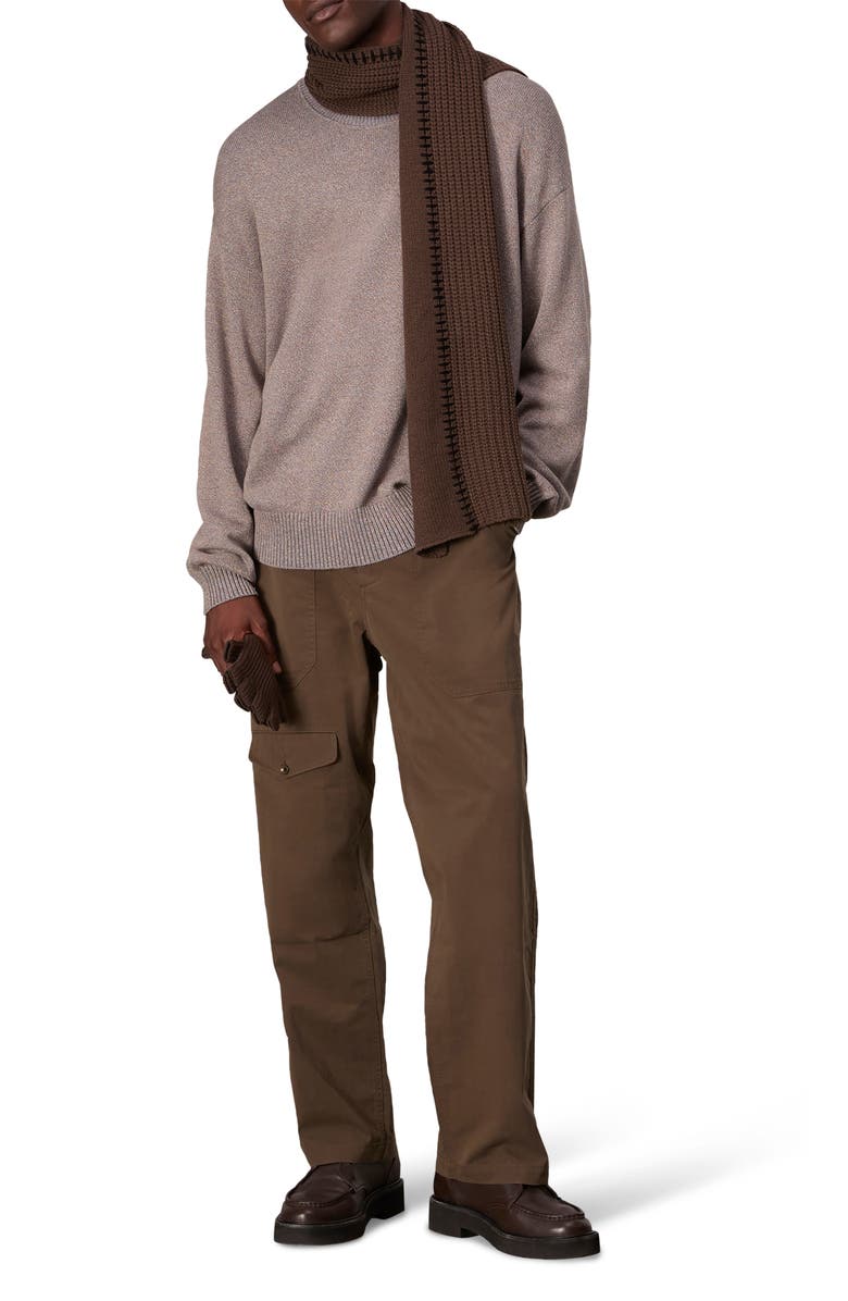 rag & bone Dexter Marled Organic Cotton Sweater, Alternate, color,