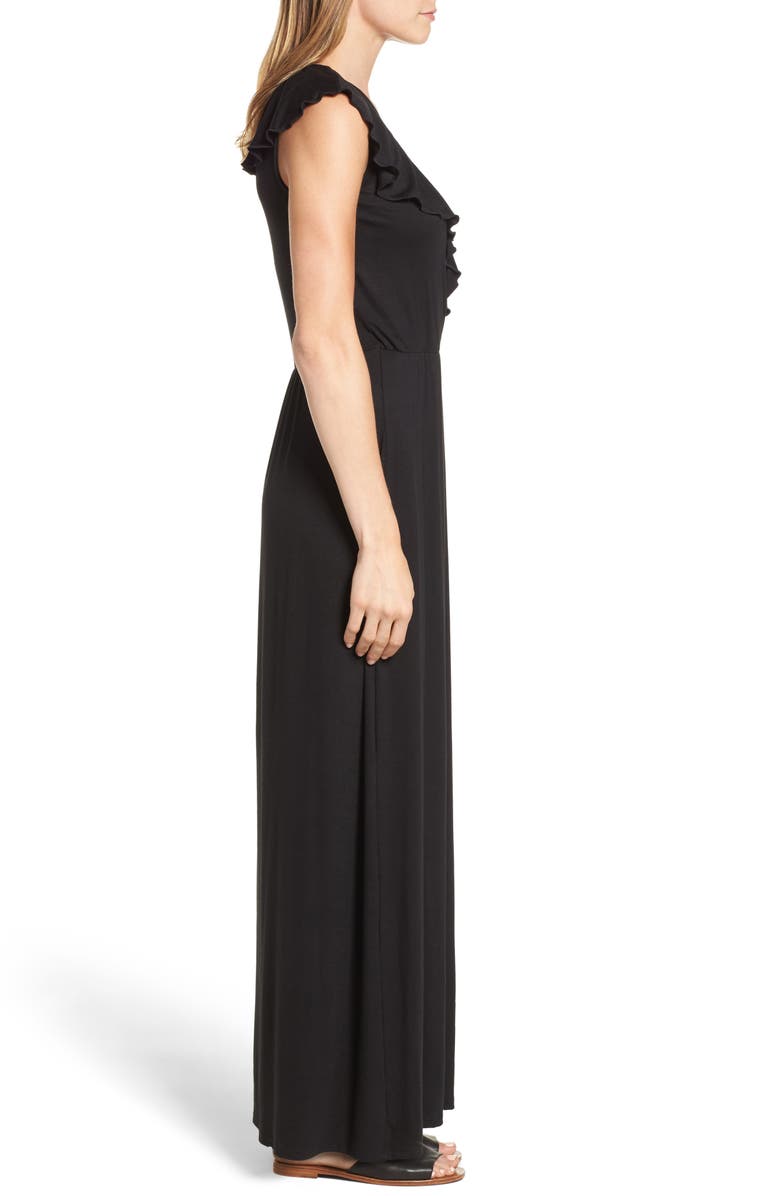 Loveappella Ruffle Maxi Dress, Alternate, color, 