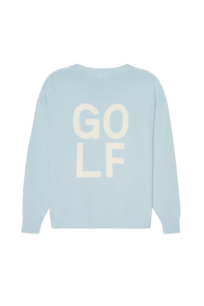 Riley Crewneck Sweater - Golf Stacked, Alternate, color, Light Blue