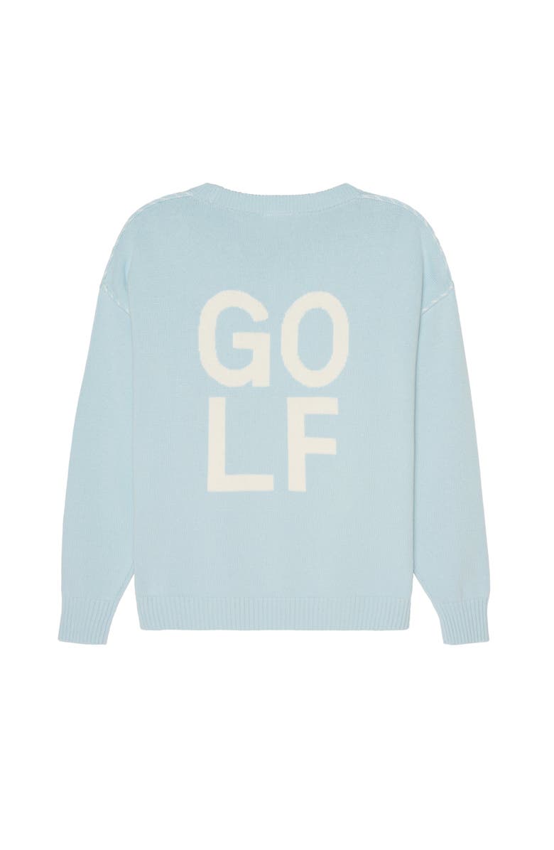 Ellsworth + Ivey Riley Crewneck Sweater - Golf Stacked, Alternate, color, Light Blue