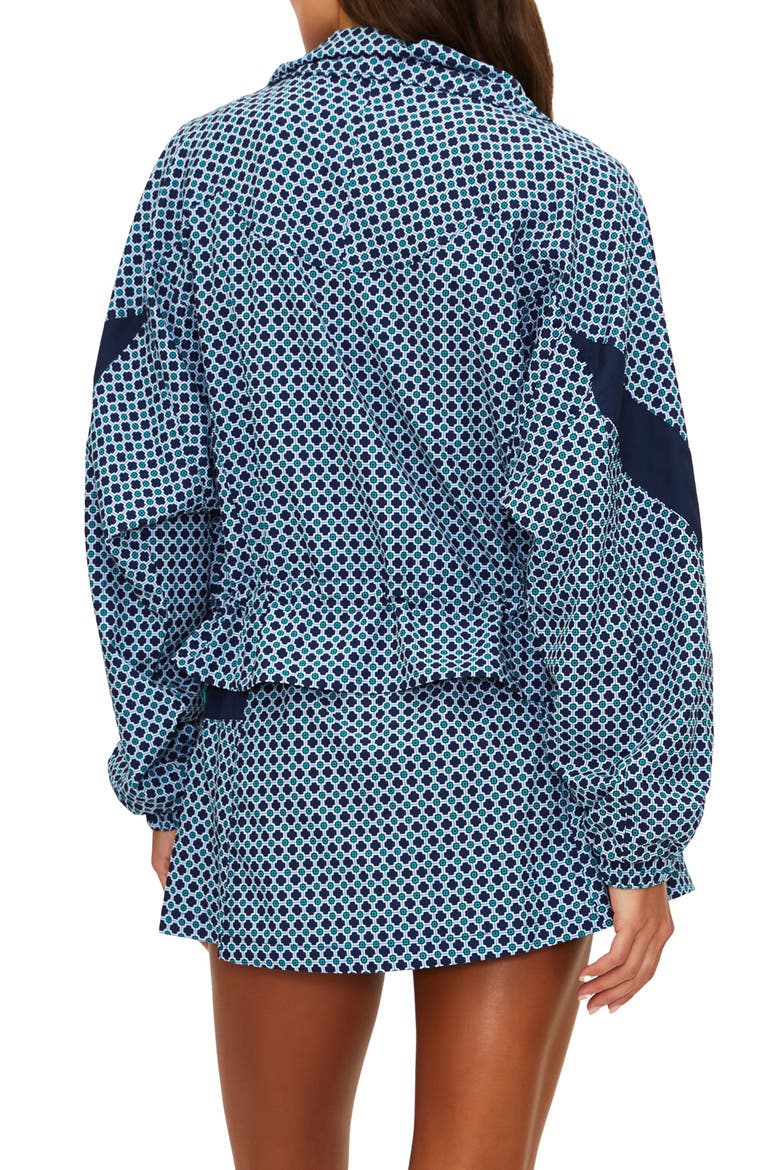 Casen Print Front Zip Jacket, Alternate, color, TWILIGHT TIDES GEO