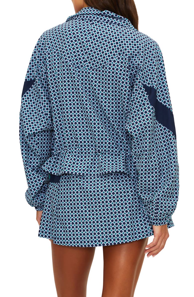 Beach Riot Casen Print Front Zip Jacket, Alternate, color, Twilight T