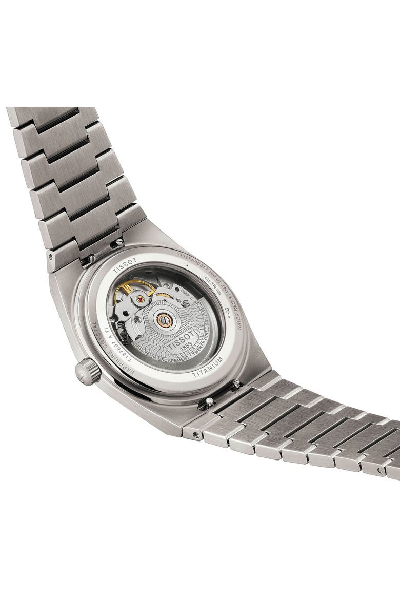 Tissot PRX Powermatic 80 Titanium Bracelet Watch, 38mm, Alternate, color,