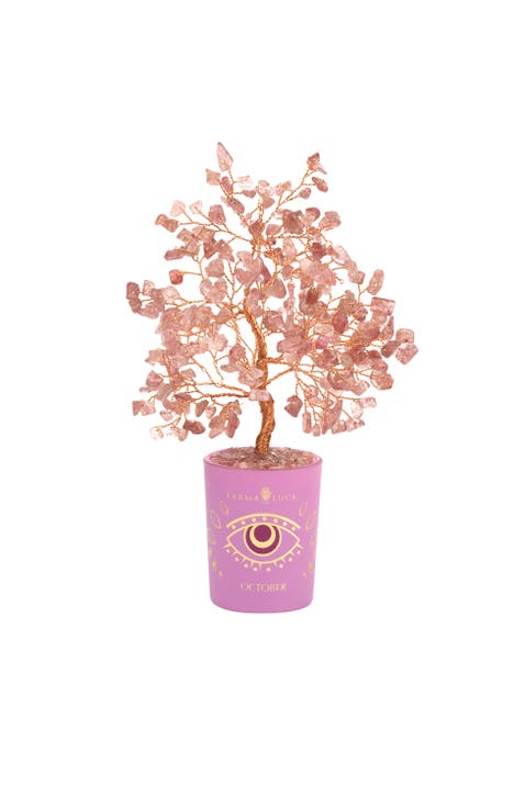 Tourmaline Feng Shui Crystal Tree of Life  October Birthstone Calming Presence