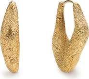 Monica Vinader Medium Antica Texture Hoop Earrings