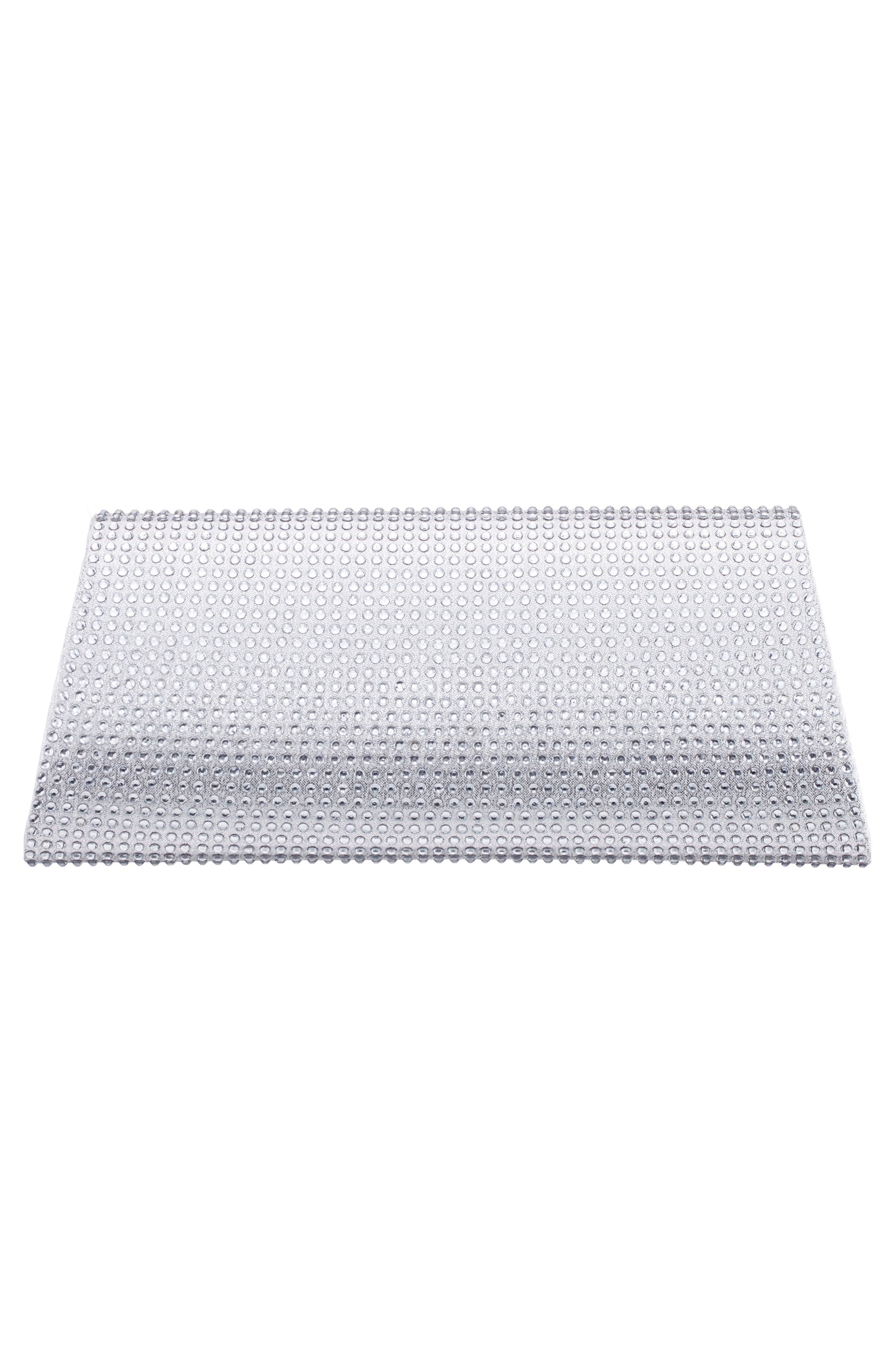 Kallie Clutch, Alternate, color, SILVER
