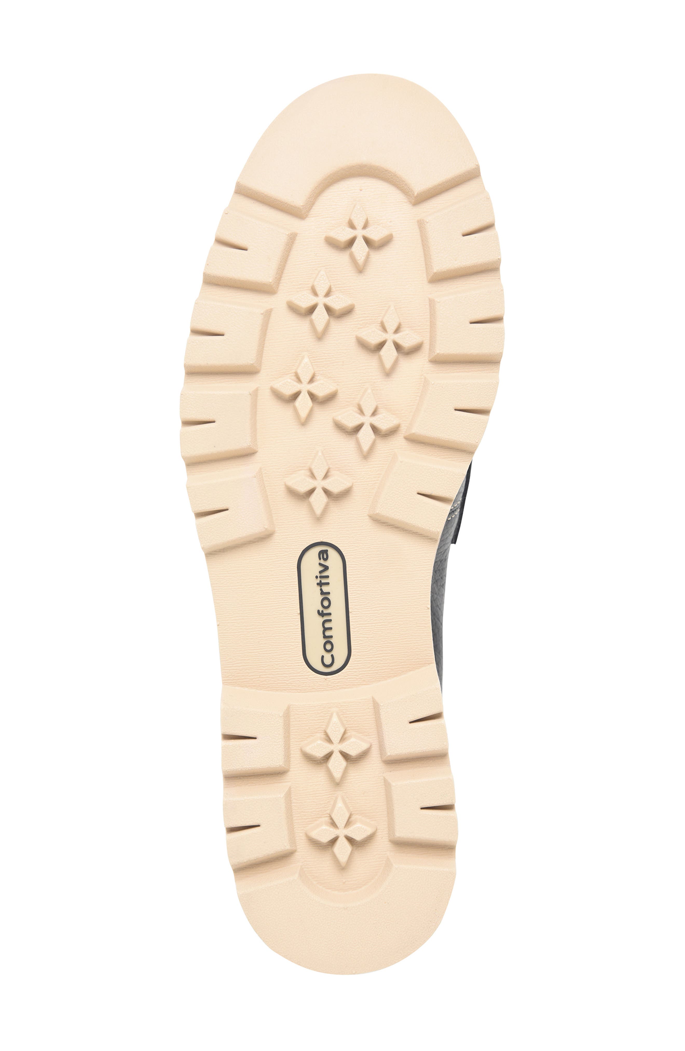 Comfortiva Lug Sole Penny Loafer, Alternate, color, Black