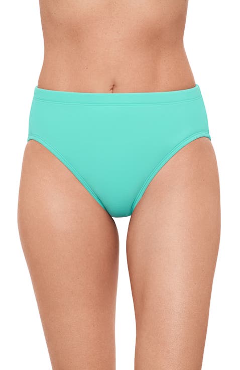 Mid Rise Tummy Control Brief Swimsuit Bottom