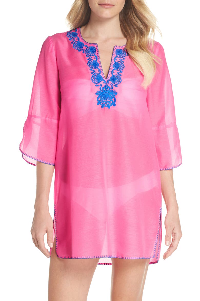 Piet Cover-Up, Main, color, PINK SUNSET