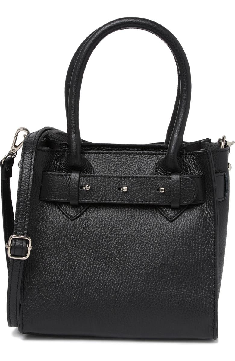 SCUI STUDIOS Studded Trim Petite Satchel, Alternate, color,