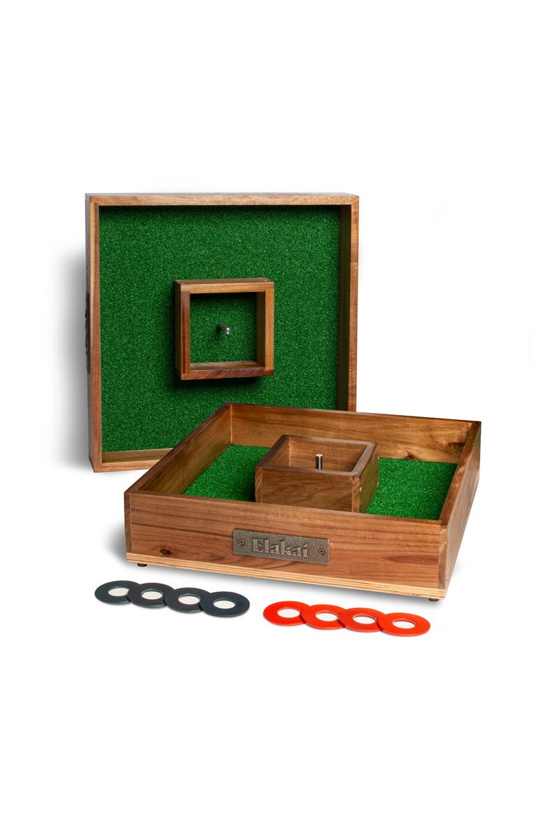 Elakai Washer Toss Game, Alternate, color, Natural Wood