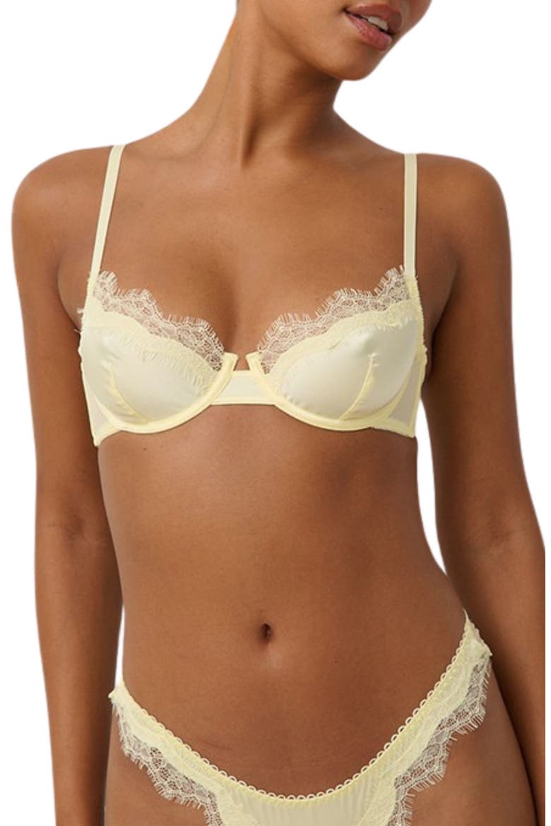 Sorrento Limencello Underwire Bra, Main, color, LIMONCELLO