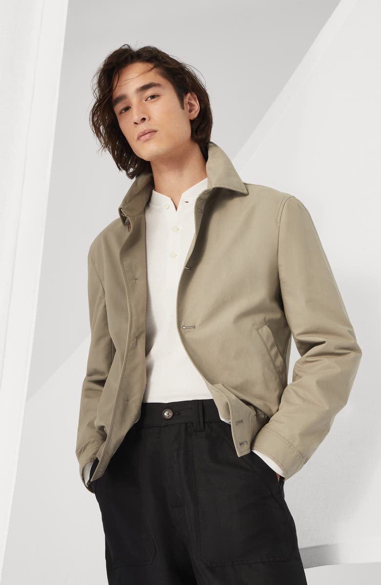 Brunello Cucinelli Water-resistant bomber jacket, Alternate, color, 