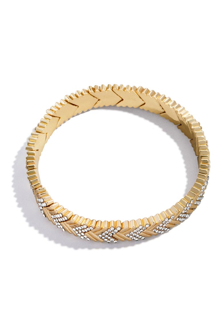 Naya Goldtone Bracelet, Alternate, color, CLEAR