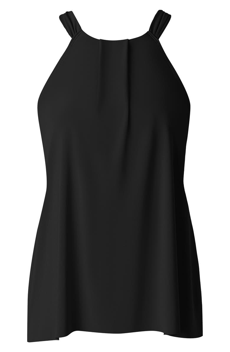 Magicsuit<sup>®</sup> Esme Pleated Tankini Top, Alternate, color, Black