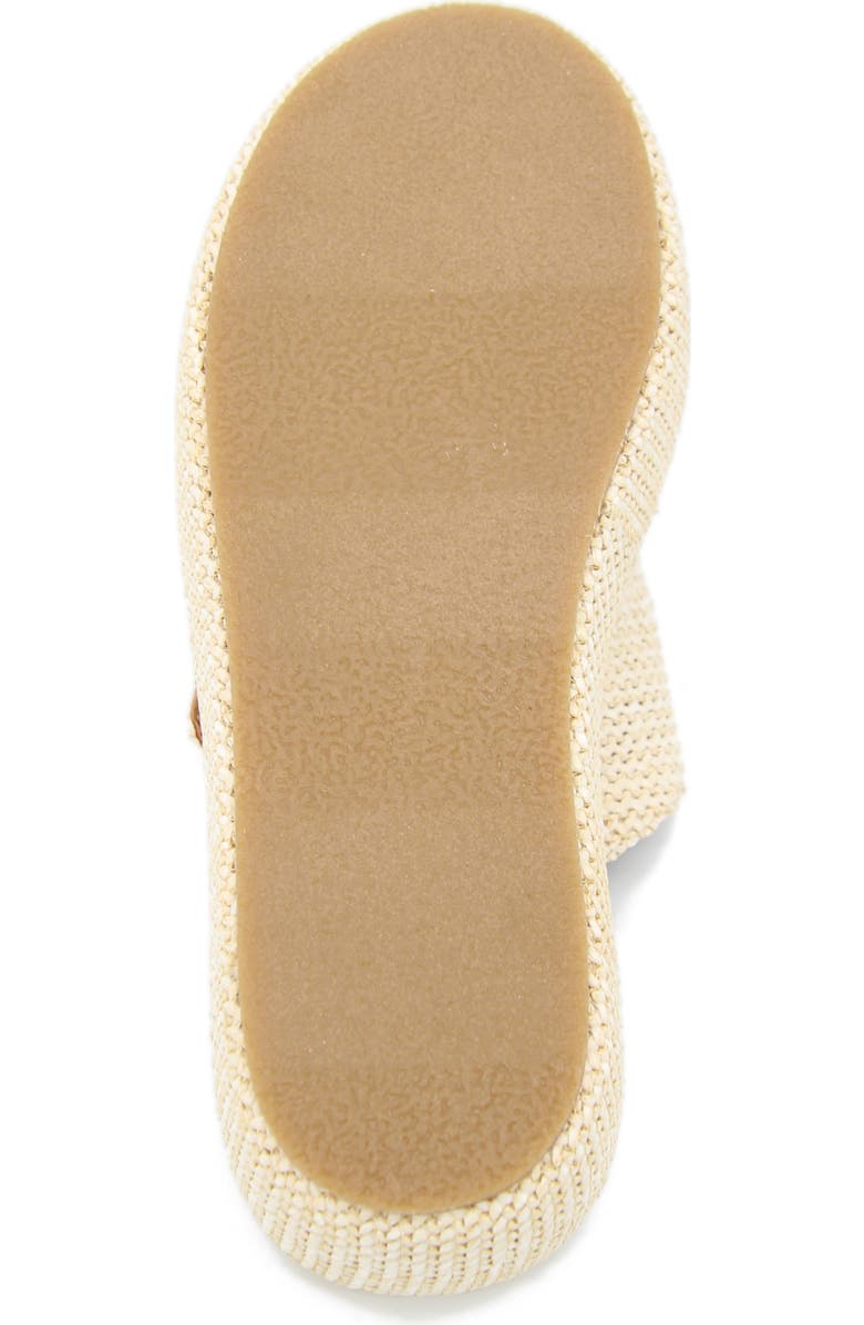 Gentle Souls Theresa Platform Slide Sandal, Alternate, color, Natural Raffia
