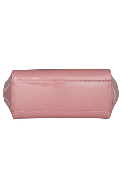 Dolce & Gabbana Small Sicily Leather Tote In 80405 Rosa