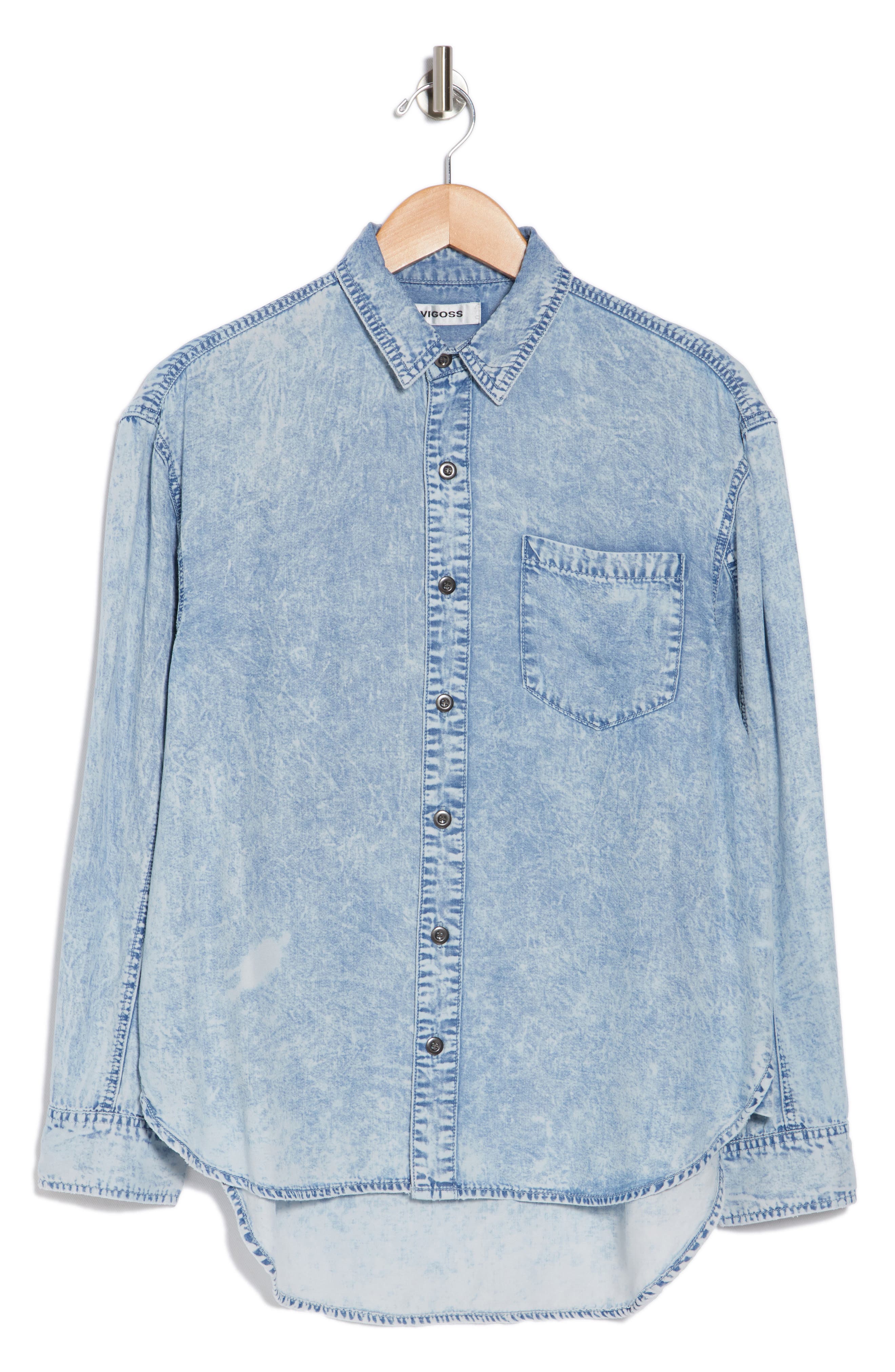 Vigoss High-Low Button-Up Top (Women) | Nordstromrack