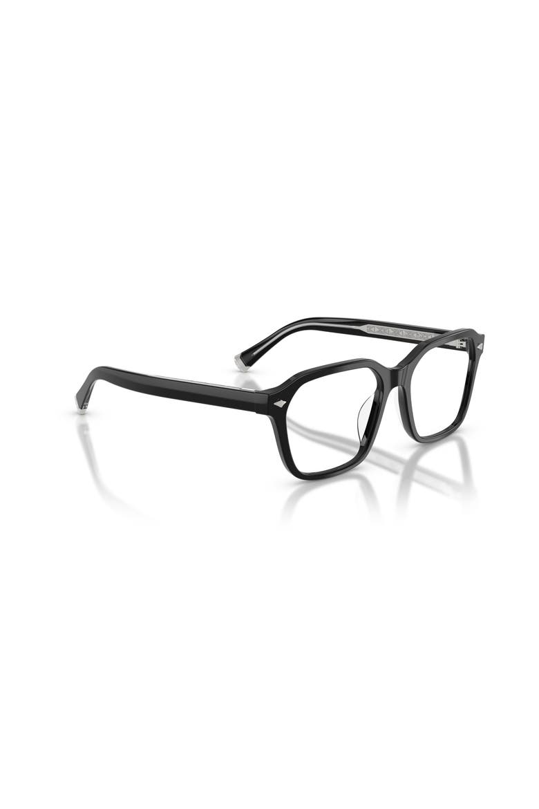 53mm Rectangle optical glasses, Alternate, color, Black