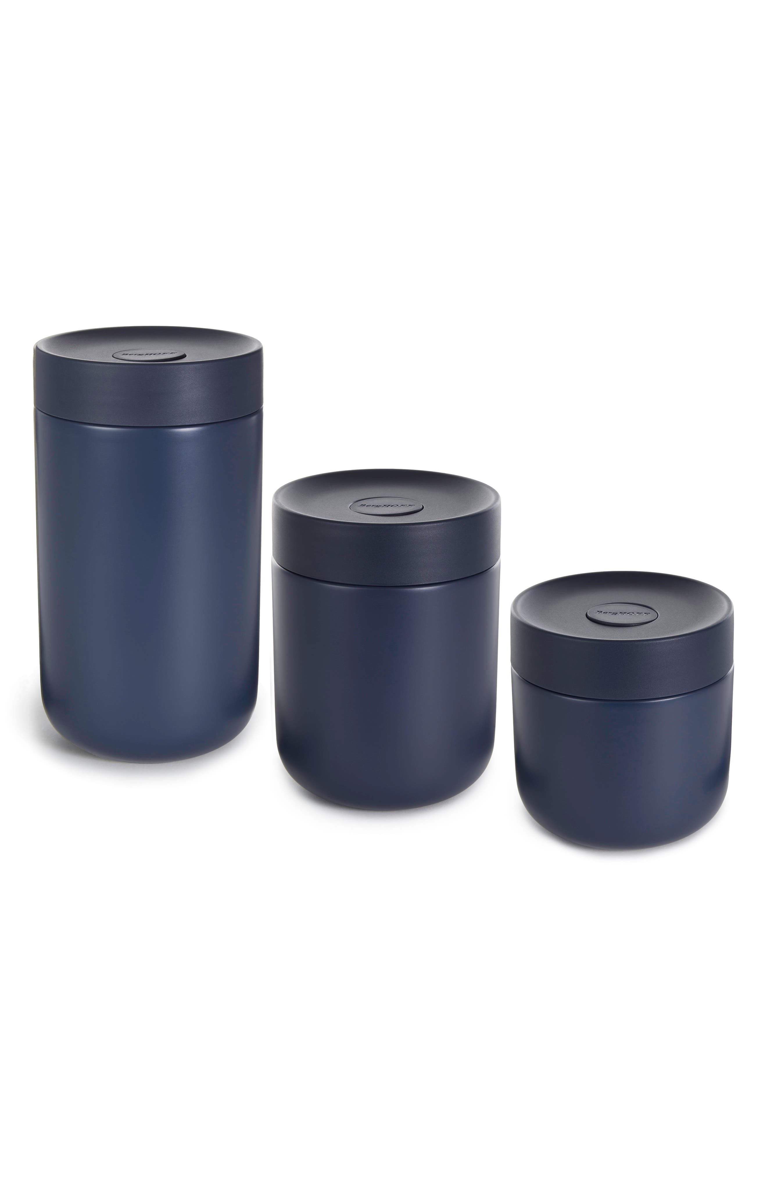 Nommie 3-Piece Stainless Steel Food Container Set