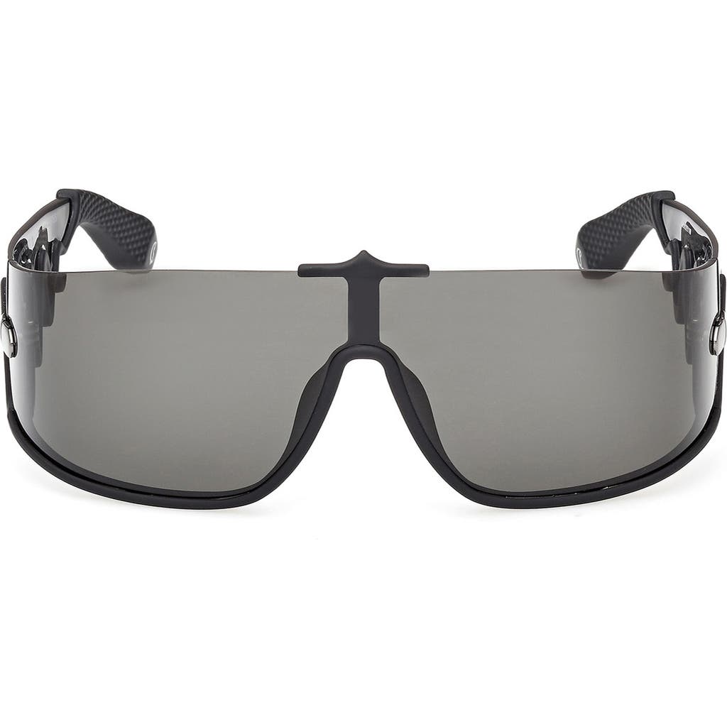 Christian Louboutin 141mm Loubishark Square Shield Sunglasses In Multi
